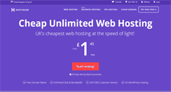 Desktop Screenshot of hostinger.co.uk