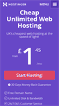 Mobile Screenshot of hostinger.co.uk