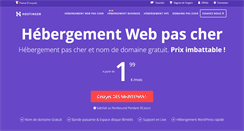 Desktop Screenshot of hostinger.fr